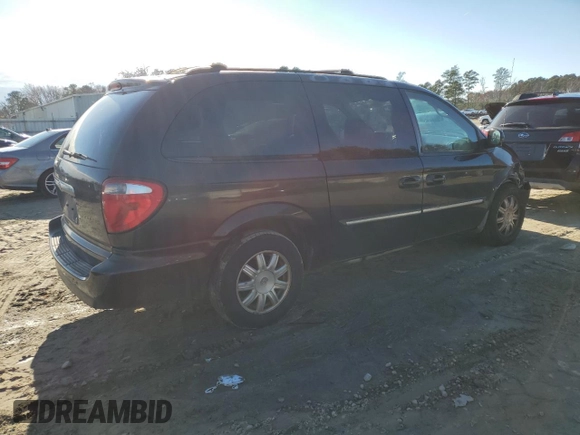 2007 Chrysler Town & Country LWB Touring with VIN 2A4GP54LX7R185132, listed as a Copart auction lot 85721084 with 186,950 mi miles and Salvage Title. Bid and sale history available at carsss.com. Image 3.