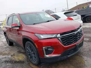2023 Chevrolet Traverse RS z VIN 1GNEVJKW1PJ216871, wystawiony jako IAAI lot #41700804 z przebiegiem 23 575 mil mil oraz . Historia ofert i sprzedaży dostępna na DreamBid. Obrazek 1.