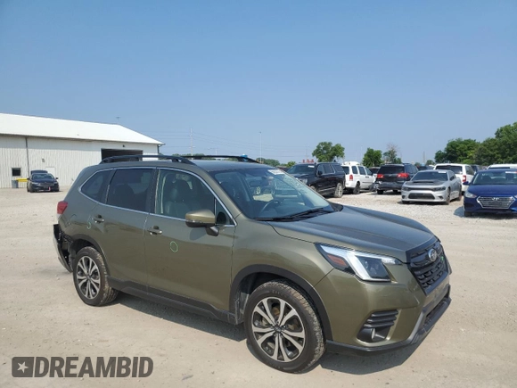 2022 Subaru Forester Limited with VIN JF2SKAPC1NH434124, listed as a Copart auction lot 60232775 with 54,226 mi miles and Salvage title. Bid and sale history available at DreamBid. Image 4.