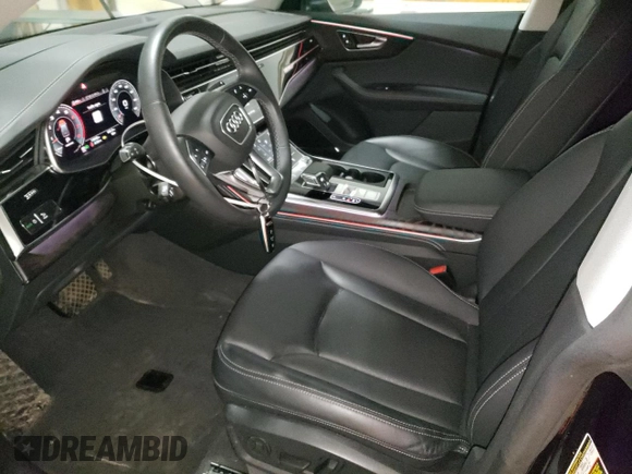 2022 Audi Q8 Prestige z VIN WA1CVBF14ND006470, wystawiony jako Copart lot #52203035 z przebiegiem 13 848 mil mil oraz Czysty tytuł • Clean title. Historia ofert i sprzedaży dostępna na DreamBid. Obrazek 7.