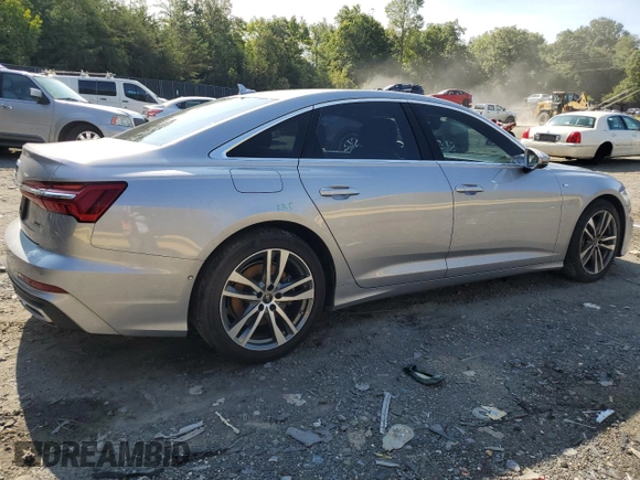 2022 Audi A6 Prestige with VIN WAUM2BF25NN054403, listed as a Copart auction lot 69355154 with 34,864 mi miles and Salvage Title. Bid and sale history available at carsss.com. Image 3.