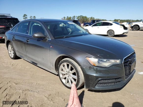 2014 Audi A6 3.0T Prestige with VIN WAUHGAFC3EN080164, listed as a Copart auction lot 43243825 with 143,391 mi miles and Salvage Title. Bid and sale history available at carsss.com. Image 4.