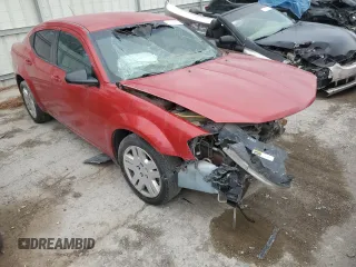 2014 Dodge Avenger SE with VIN 1C3CDZAG3EN234150, listed as a Copart auction lot 53752005 with Not provided miles and Salvage title. Bid and sale history available at DreamBid. Image 4.