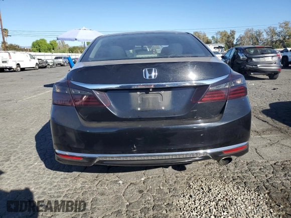 2017 Honda Accord LX with VIN 1HGCR2F38HA120488, listed as a Copart auction lot 80305004 with 144,956 mi miles and Salvage Title. Bid and sale history available at carsss.com. Image 6.