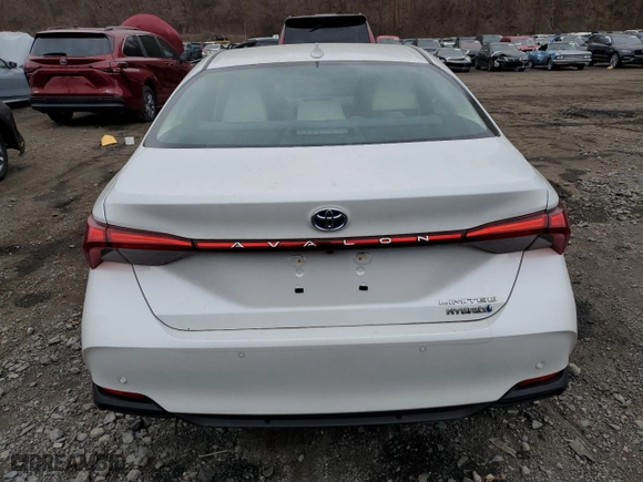 2019 Toyota Avalon Hybrid Limited with VIN 4T1B21FB6KU011593, listed as a Copart auction lot 48020415 with 16,335 mi miles and Salvage Title. Bid and sale history available at carsss.com. Image 6.