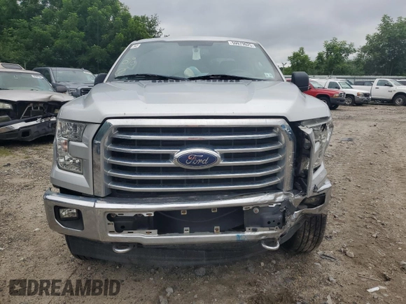 2017 Ford F-150 XL with VIN 1FTFX1EF0HFA55923, listed as a Copart auction lot 59979025 with 128,620 mi miles and Salvage title. Bid and sale history available at DreamBid. Image 5.