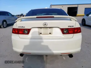 2008 Acura TSX with VIN JH4CL96868C017318, listed as a Copart auction lot 63731945 with 214,248 mi miles and Salvage title. Bid and sale history available at DreamBid. Image 6.