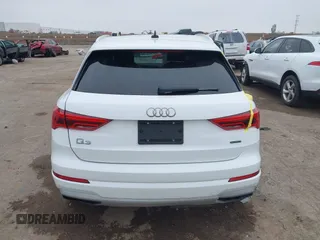 2021 Audi Q3 Premium with VIN WA1AUCF35M1089733, listed as a IAAI auction lot 41506186 with 69,211 mi miles and . Bid and sale history available at DreamBid. Image 16.