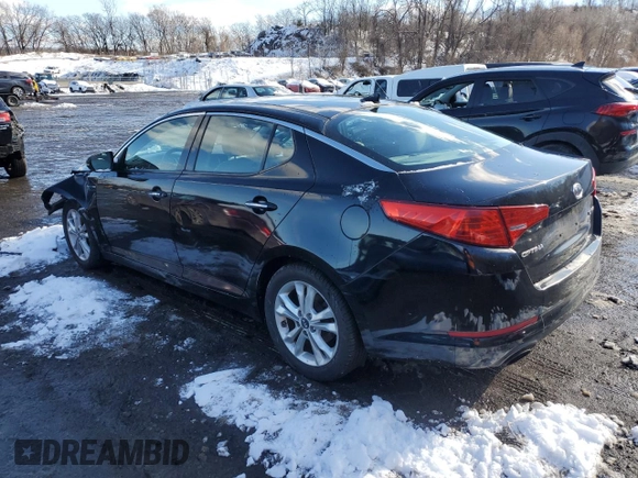 2011 Kia Optima EX with VIN KNAGN4A66B5157495, listed as a Copart auction lot 43417765 with 133,770 mi miles and Salvage Title. Bid and sale history available at carsss.com. Image 2.