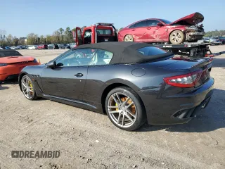 2017 Maserati GranTurismo Convertible Sport with VIN ZAM45VMA1H0227031, listed as a Copart auction lot 87000564 with 3,911 mi miles and Salvage Title. Bid and sale history available at carsss.com. Image 2.