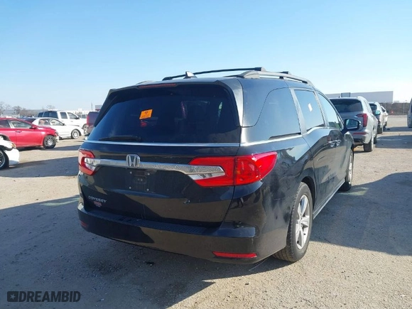 2018 Honda Odyssey EX-L with VIN 5FNRL6H74JB031306, listed as a IAAI auction lot 41603478 with 1 mi miles. Bid and sale history available at carsss.com. Image 4.