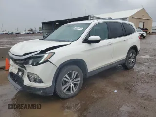 2018 Honda Pilot EX-L z VIN 5FNYF6H89JB036755, wystawiony jako Copart lot #55892695 z przebiegiem 68 641 mil mil oraz Szkoda całkowita • Salvage title. Historia ofert i sprzedaży dostępna na DreamBid. Obrazek 1.