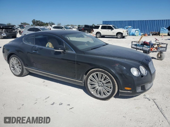 2008 Bentley Continental GT with VIN SCBCP73W88C057478, listed as a Copart auction lot 45030315 with 31,785 mi miles and Salvage Title. Bid and sale history available at DreamBid. Image 4.