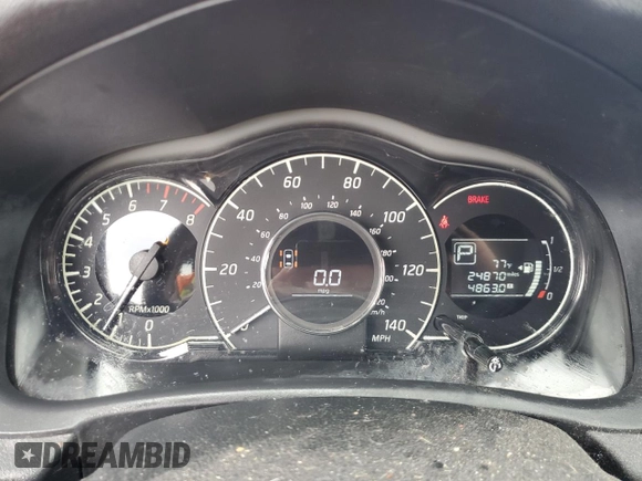 2016 Nissan Note SV with VIN 3N1CE2CP7GL376715, listed as a Copart auction lot 51152305 with 24,870 mi miles and Salvage Title. Bid and sale history available at DreamBid. Image 9.