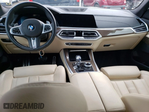 2022 BMW X5 xDrive40i with VIN 5UXCR6C06N9J66154, listed as a Copart auction lot 43100413 with 0 mi miles. Bid and sale history available at carsss.com. Image 8.