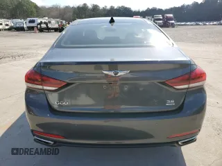 2017 Genesis G80 3.8L z VIN KMHGN4JE7HU199906, wystawiony jako Copart lot #84053374 z przebiegiem 117 132 mil mil oraz Szkoda całkowita • Salvage title. Historia ofert i sprzedaży dostępna na DreamBid. Obrazek 6.