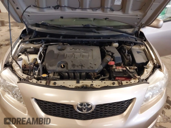 2010 Toyota Corolla with VIN 2T1BU4EE2AC369927, listed as a IAAI auction lot 41519760 with 135,639 mi miles. Bid and sale history available at carsss.com. Image 10.