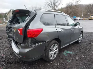 2018 Nissan Pathfinder SL with VIN 5N1DR2MM9JC621801, listed as a IAAI auction lot 41924143 with 80,325 mi miles and . Bid and sale history available at DreamBid. Image 4.
