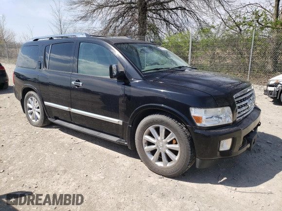 2009 Infiniti QX56 with VIN 5N3AA08C99N904254, listed as a Copart auction lot 53870745 with 142,972 mi miles and Clean Title. Bid and sale history available at carsss.com. Image 4.