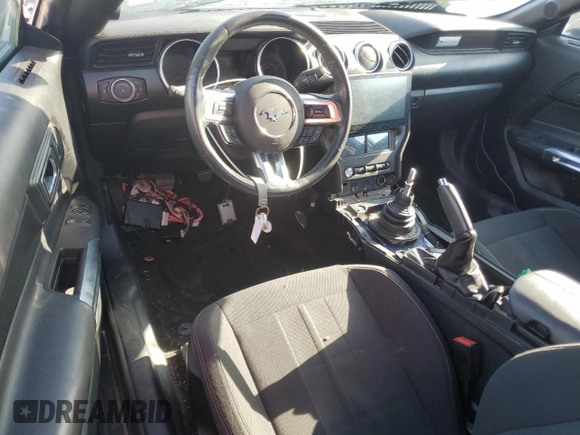 2018 Ford Mustang EcoBoost with VIN 1FA6P8TH2J5114422, listed as a Copart auction lot 56995385 with 53,729 mi miles and Clean title. Bid and sale history available at DreamBid. Image 8.