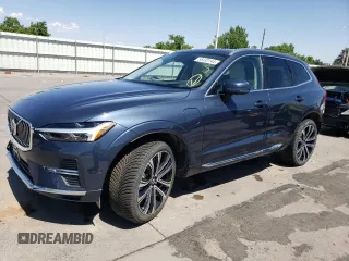 2023 Volvo XC60 Recharge Plug-In Hybrid Ultimate Bright Theme with VIN YV4H60DA4P1278132, listed as a Copart auction lot 56430144 with 7,746 mi miles and Salvage Title. Bid and sale history available at carsss.com. Image 1.