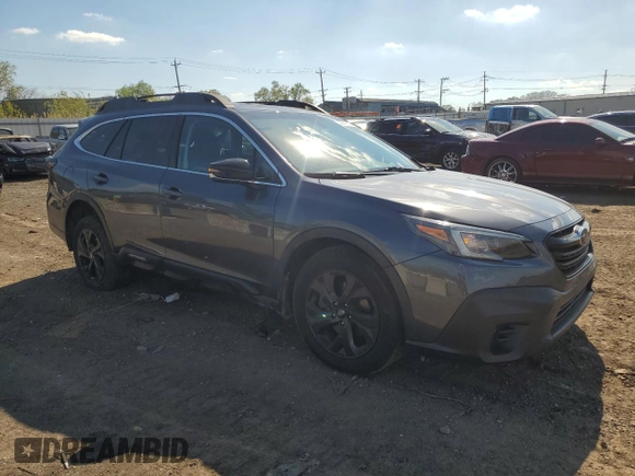 2020 Subaru Outback with VIN 4S4BTGHD2L3264366, listed as a Copart auction lot 56015125 with 74,058 mi miles and Salvage title. Bid and sale history available at DreamBid. Image 4.