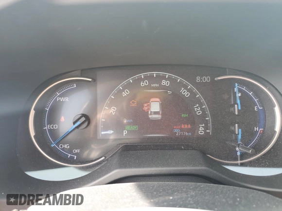 2023 Toyota RAV4 Hybrid XLE with VIN 2T3UWRFVXPW155250, listed as a Copart auction lot 52147215 with 27,176 mi miles and Non repairable. Bid and sale history available at DreamBid. Image 9.