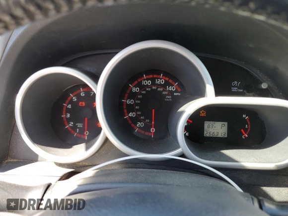 2010 Pontiac Vibe w/1SB with VIN 5Y2SP6E03AZ401054, listed as a Copart auction lot 57532694 with 266,313 mi miles and Salvage Title. Bid and sale history available at carsss.com. Image 9.