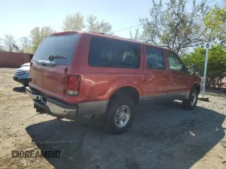 2001 Ford Excursion XLT with VIN 1FMNU41S11EC37131, listed as a Copart auction lot 52446135 with 259,619 mi miles and Clean Title. Bid and sale history available at DreamBid. Image 3.