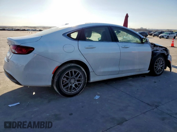 2015 Chrysler 200 C with VIN 1C3CCCCB6FN575089, listed as a Copart auction lot 47420555 with 135,448 mi miles and Salvage Title. Bid and sale history available at carsss.com. Image 3.