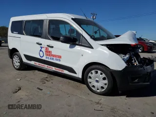 2022 Ford Transit Connect XL with VIN NM0GE9E20N1535746, listed as a Copart auction lot 76093074 with 65,370 mi miles and Salvage title. Bid and sale history available at DreamBid. Image 4.