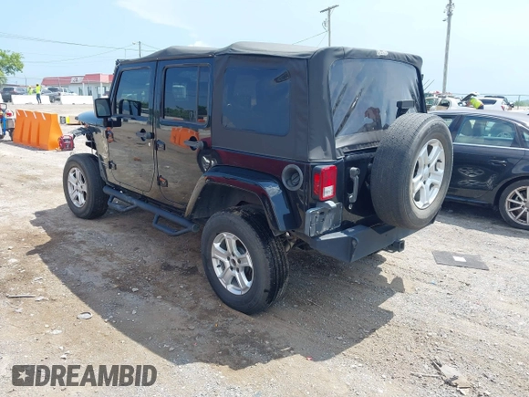 2008 Jeep Wrangler Unlimited Sahara with VIN 1J4GA59128L608515, listed as a IAAI auction lot 42627584 with 157,821 mi miles and . Bid and sale history available at DreamBid. Image 3.