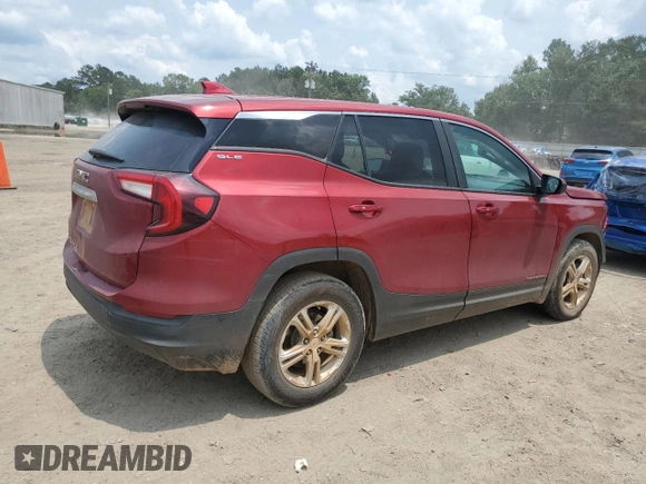 2022 GMC Terrain SLE with VIN 3GKALMEV6NL146666, listed as a Copart auction lot 59292295 with 99,685 mi miles and Salvage title. Bid and sale history available at DreamBid. Image 3.