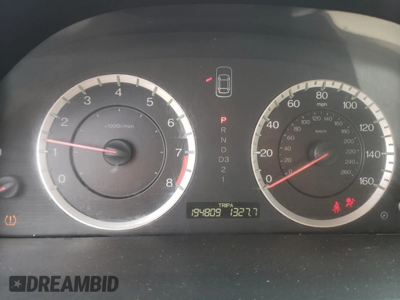 2010 Honda Accord EX z VIN 1HGCP2F71AA155761, wystawiony jako Copart lot #58361215 z przebiegiem 194 809 mil mil oraz Szkoda całkowita • Salvage title. Historia ofert i sprzedaży dostępna na DreamBid. Obrazek 9.