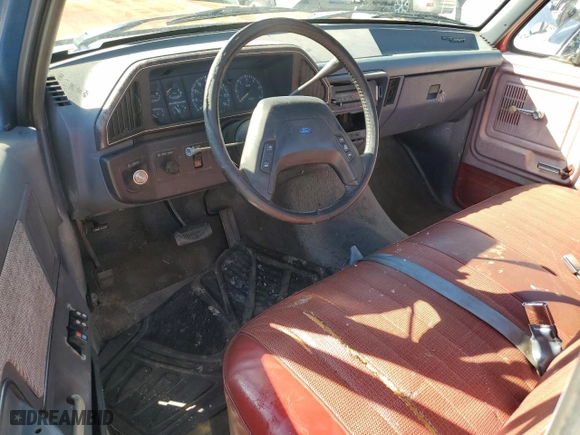 1990 Ford 1/2 Ton Trucks with VIN 1FTDF15N6LNB28535, listed as a Copart auction lot 88326385 with 86,157 mi miles and Salvage Title. Bid and sale history available at carsss.com. Image 8.