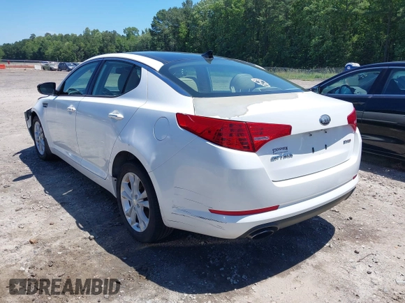 2013 Kia Optima EX with VIN 5XXGN4A7XDG168834, listed as a IAAI auction lot 42515149 with 196,732 mi miles and . Bid and sale history available at DreamBid. Image 3.