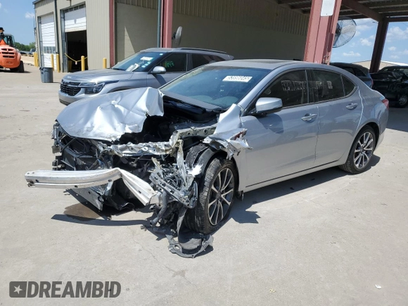 2017 Acura TLX V6 w/Technology Pkg with VIN 19UUB2F55HA006491, listed as a Copart auction lot 53996045 with 99,999 mi miles and Clean title. Bid and sale history available at DreamBid. Image 1.