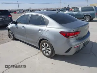 2023 Kia Rio LX with VIN 3KPA24AD3PE592647, listed as a IAAI auction lot 41703960 with 16,480 mi miles. Bid and sale history available at carsss.com. Image 3.