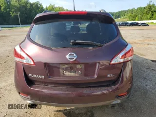 2014 Nissan Murano SL with VIN JN8AZ1MU9EW404162, listed as a Copart auction lot 65068494 with 0 mi miles and Salvage Title. Bid and sale history available at carsss.com. Image 6.