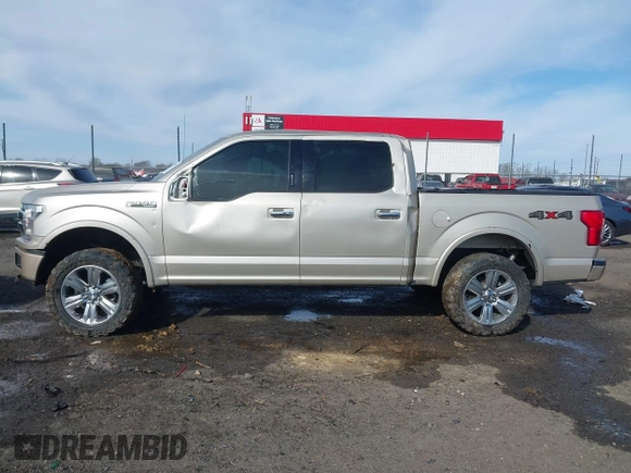 2018 Ford F-150 XL with VIN 1FTEW1E50JKC01823, listed as a IAAI auction lot 41824169 with 130,034 mi miles. Bid and sale history available at carsss.com. Image 13.