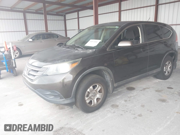 2013 Honda CR-V LX with VIN 5J6RM3H33DL034444, listed as a IAAI auction lot 41874582 with 283,328 mi miles. Bid and sale history available at carsss.com. Image 2.