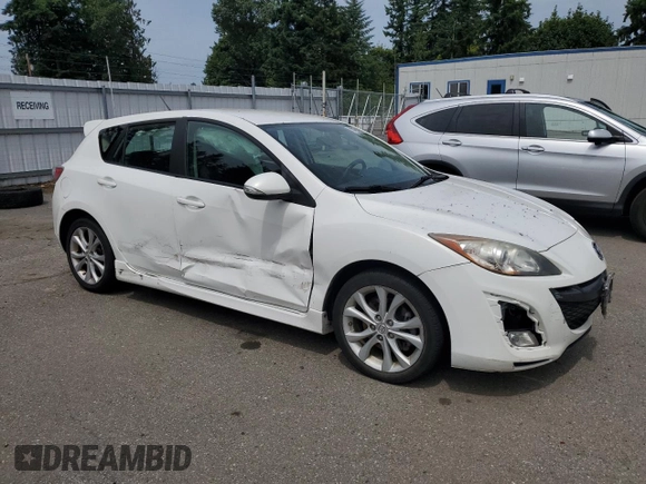 2010 Mazda 3 S Sport with VIN JM1BL1H62A1209153, listed as a Copart auction lot 62018355 with 208,437 mi miles and Salvage title. Bid and sale history available at DreamBid. Image 4.