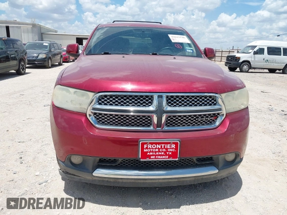 2013 Dodge Durango SXT with VIN 1C4RDHAG6DC683865, listed as a IAAI auction lot 42615546 with 113,545 mi miles and . Bid and sale history available at DreamBid. Image 12.