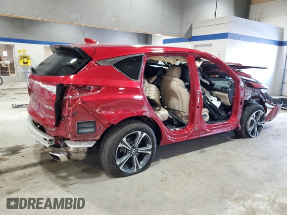 2023 Acura RDX w/Advance Package with VIN 5J8TC2H7XPL014323, listed as a Copart auction lot 41848405 with 12,326 mi miles and Salvage Title. Bid and sale history available at carsss.com. Image 3.