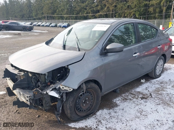 2017 Nissan Versa Sedan SV with VIN 3N1CN7APXHL805315, listed as a IAAI auction lot 41496207 with 1 mi miles. Bid and sale history available at carsss.com. Image 16.
