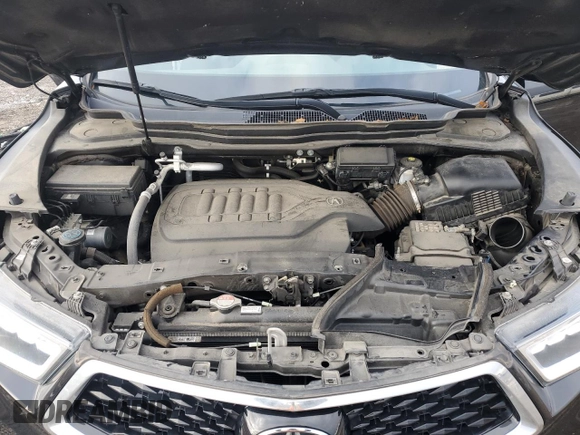 2020 Acura MDX w/Technology Pkg with VIN 5J8YD3H53LL006243, listed as a Copart auction lot 42594845 with 0 mi miles and Salvage Title. Bid and sale history available at carsss.com. Image 12.