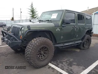 2008 Jeep Wrangler Unlimited Rubicon with VIN 1J8GA69168L591089, listed as a IAAI auction lot 41487746 with 161,916 mi miles and . Bid and sale history available at DreamBid. Image 21.