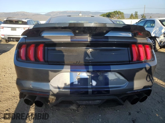 2021 Ford Mustang Shelby GT500 with VIN 1FA6P8SJ5M5501197, listed as a Copart auction lot 89200305 with 27,871 mi miles and Salvage title. Bid and sale history available at DreamBid. Image 6.