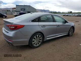 2016 Hyundai Sonata Sport с VIN 5NPE34AF0GH268888, выставлен на аукционе Copart как лот 57475645 с пробегом 63 379 миль миль и Списание • Salvage title. История ставок и продаж доступна на DreamBid. Изображение 3.