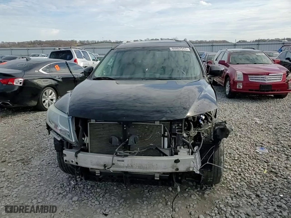 2014 Nissan Pathfinder Platinum with VIN 5N1AR2MM9EC734351, listed as a Copart auction lot 80862943 with 131,276 mi miles and Salvage Title. Bid and sale history available at carsss.com. Image 12.